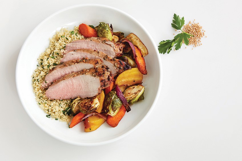 RosemaryPorkTenderloinCousCous