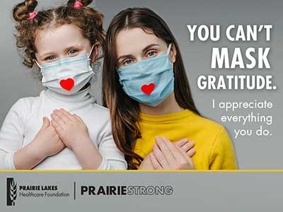 You can't mask gratitude e-card