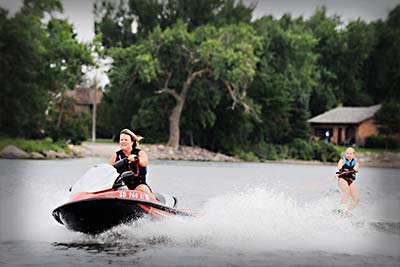 People on jetski