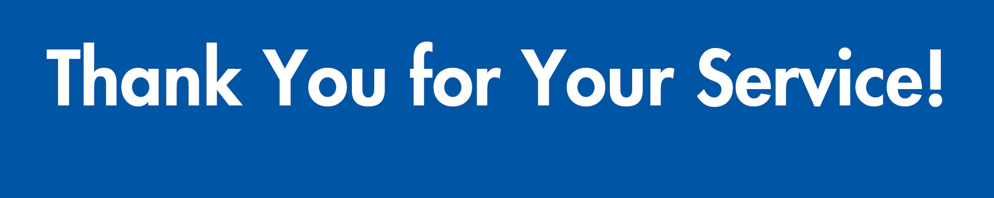 thank you banner