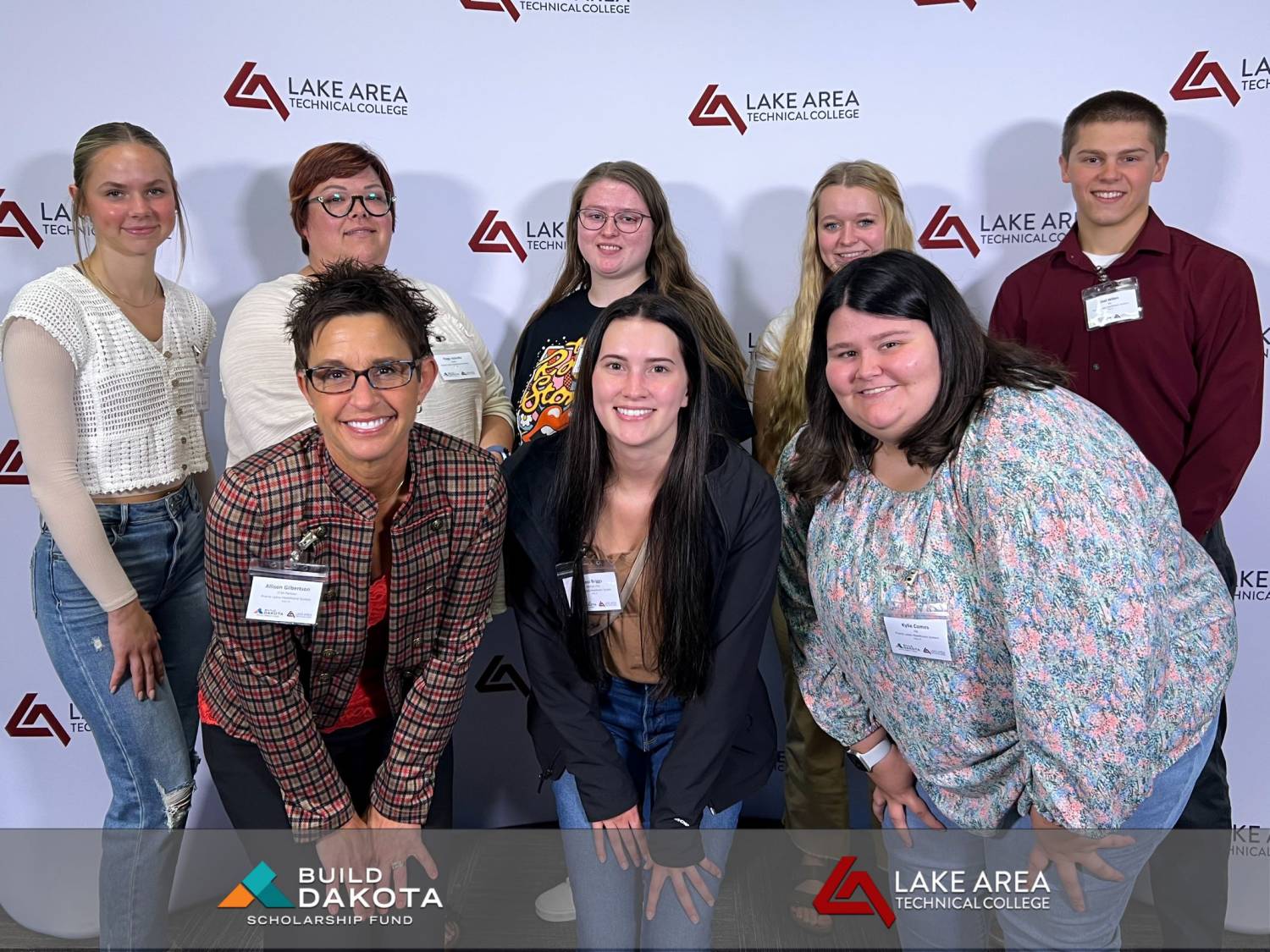 Alison G. (VP of HR) along with PLHS-sponsored students at Build Dakota Luncheon at LATC