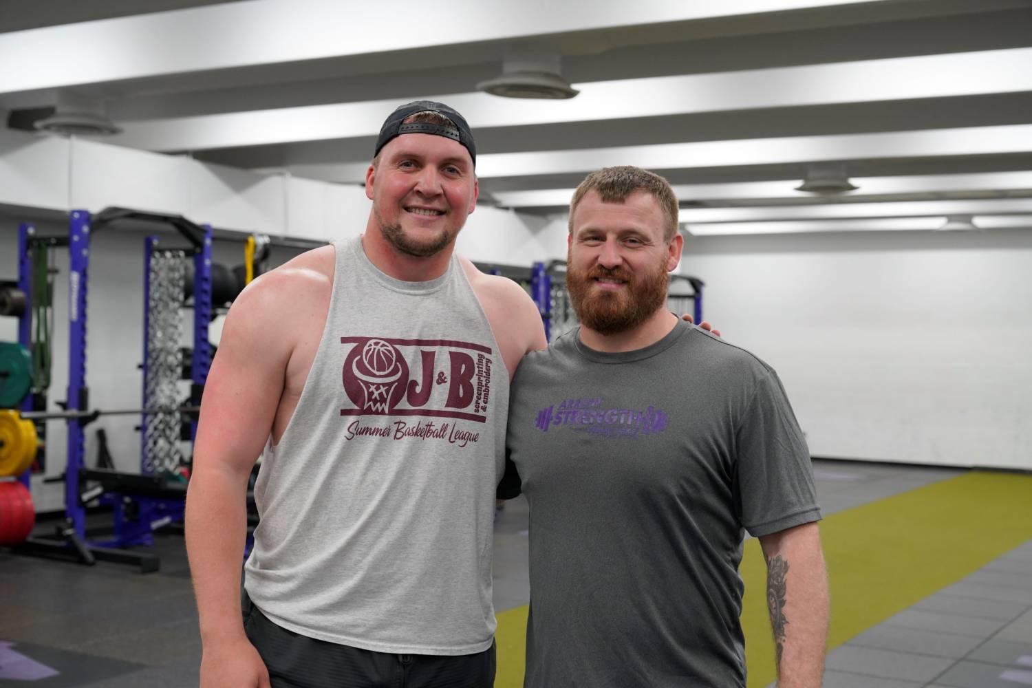 Spencer Waege and Aaron Jung, Strength &amp; Conditioning Coach